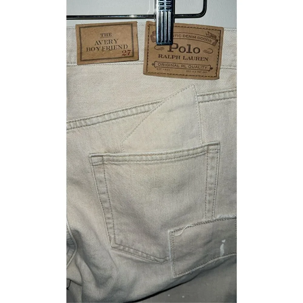 Polo Ralph Lauren “The Avery Boyfriend” patch Jeans